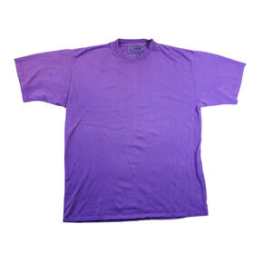 90s university wear purple single stitch tee xl